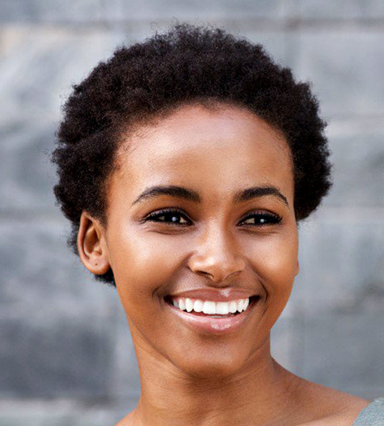 Image of African American woman smiling